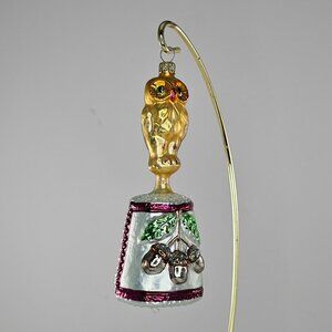 Christopher Radko Forest Bells 93-136-0 Vintage Ornament Owl Acorns